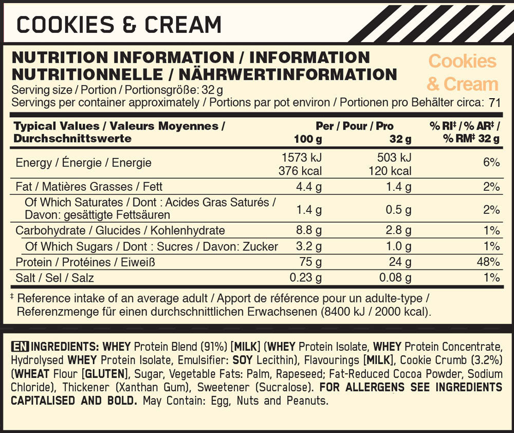 ON - Optimum Nutrition 100% Whey Gold Standard (2020 gr)