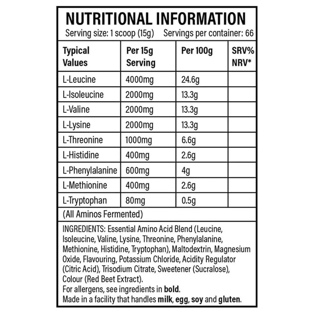 Trained by JP Nutrition - JP Eaa 1kg