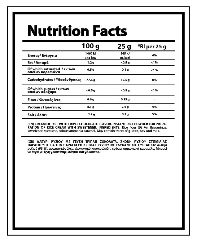 NUTRIYUMMY CREAM OF RICE 2KG