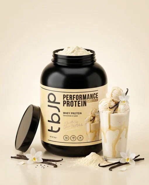 Trained by JP Nutrition Europe : Performance Protein 2kg in TUBS (LIMITED EDITION)