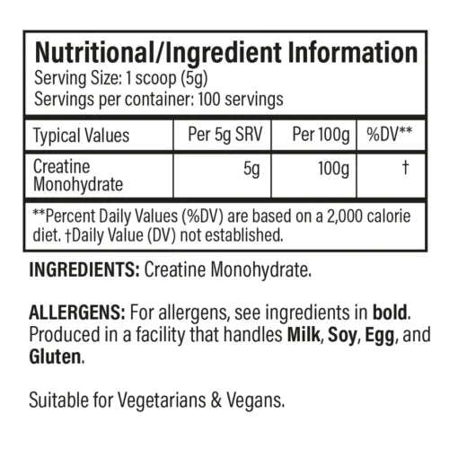 Trained by JP Nutrition – Creatine 500 gr