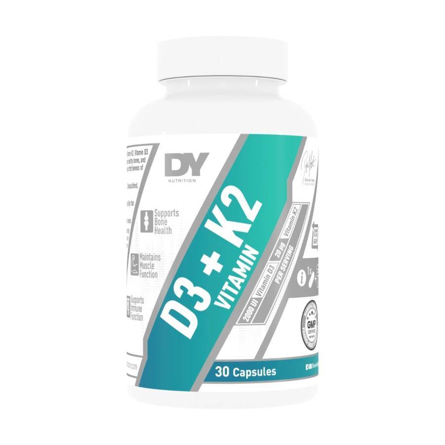 Dorian Yates Nutrition Vitamin D3+K2 (30 Caps)