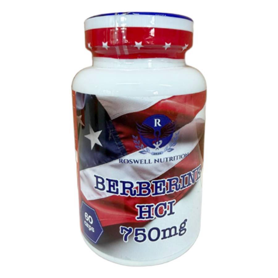 Roswell Nutrition Berberine HCL 750 mg (60 Caps)