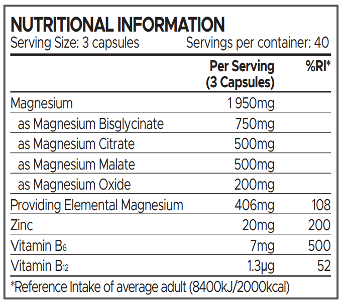 Usn Nutrition ZMag+ (120 Caps)