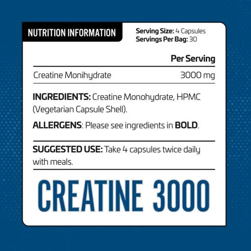 Applied Nutrition Creatine 3000 (120 Caps)