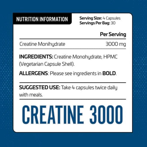Applied Nutrition Creatine 3000 (120 Caps)
