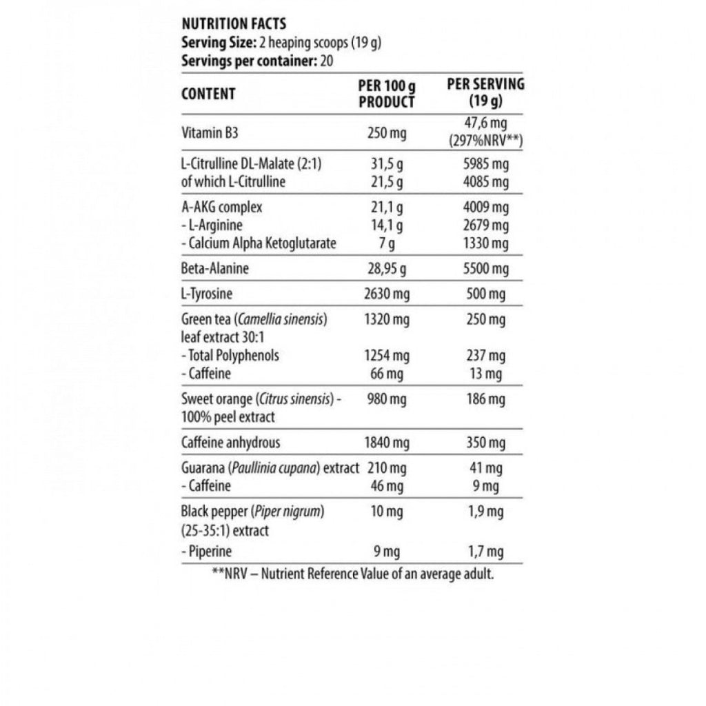 Dorian Yates Nutrition Blood & Guts (380 gr)