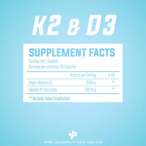 Trained by JP Nutrition – K2 & D3
