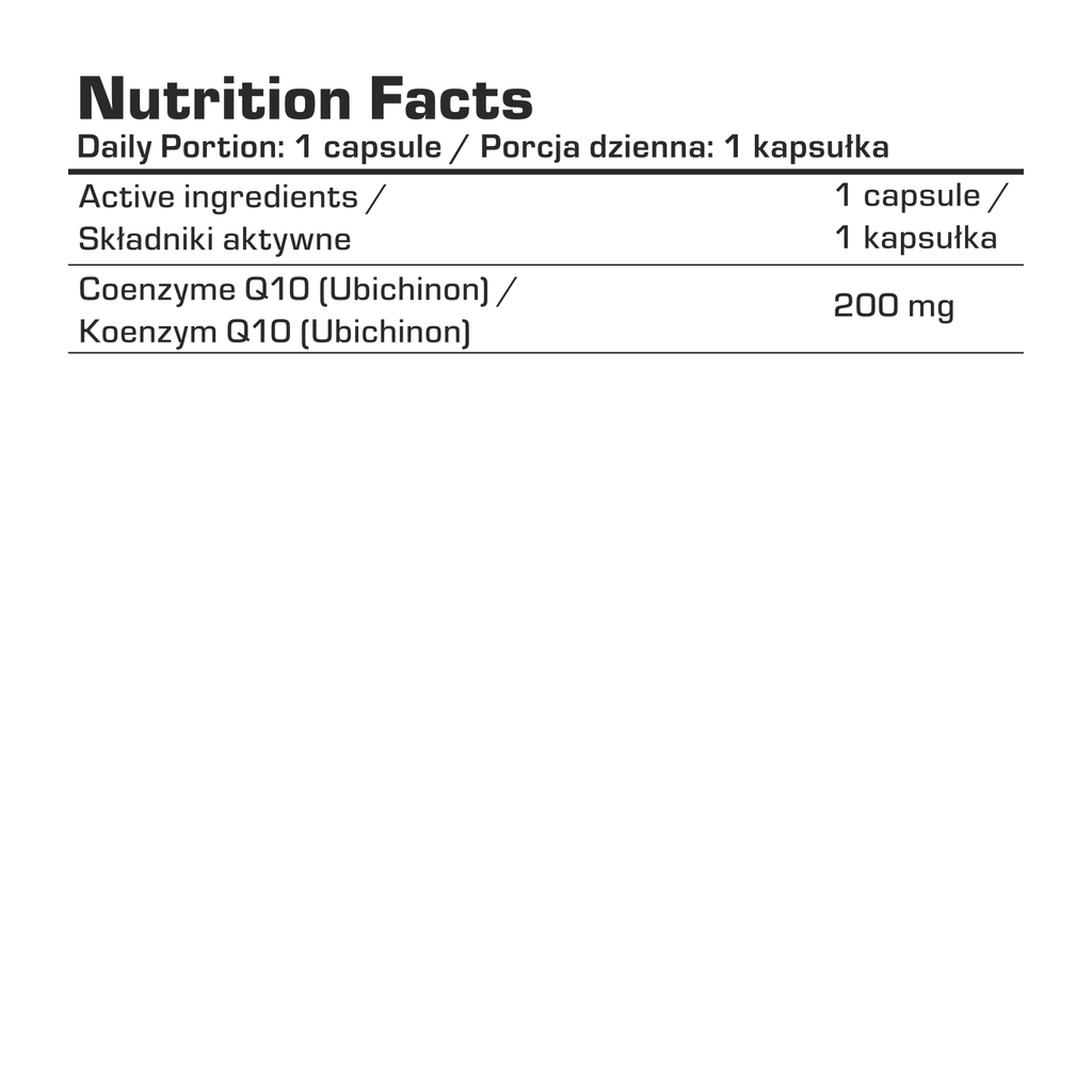 7Nutrition COENZYME Q10 Ubichinon 200mg 60 vege caps