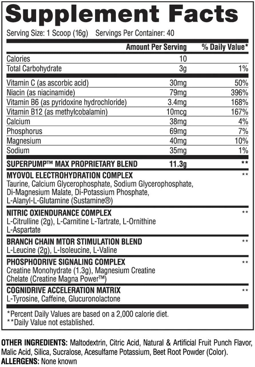 Gaspari Nutrition SuperPump Max (500 gr)