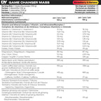 Dorian Yates Nutrition Game Changer Mass (3000 gr)