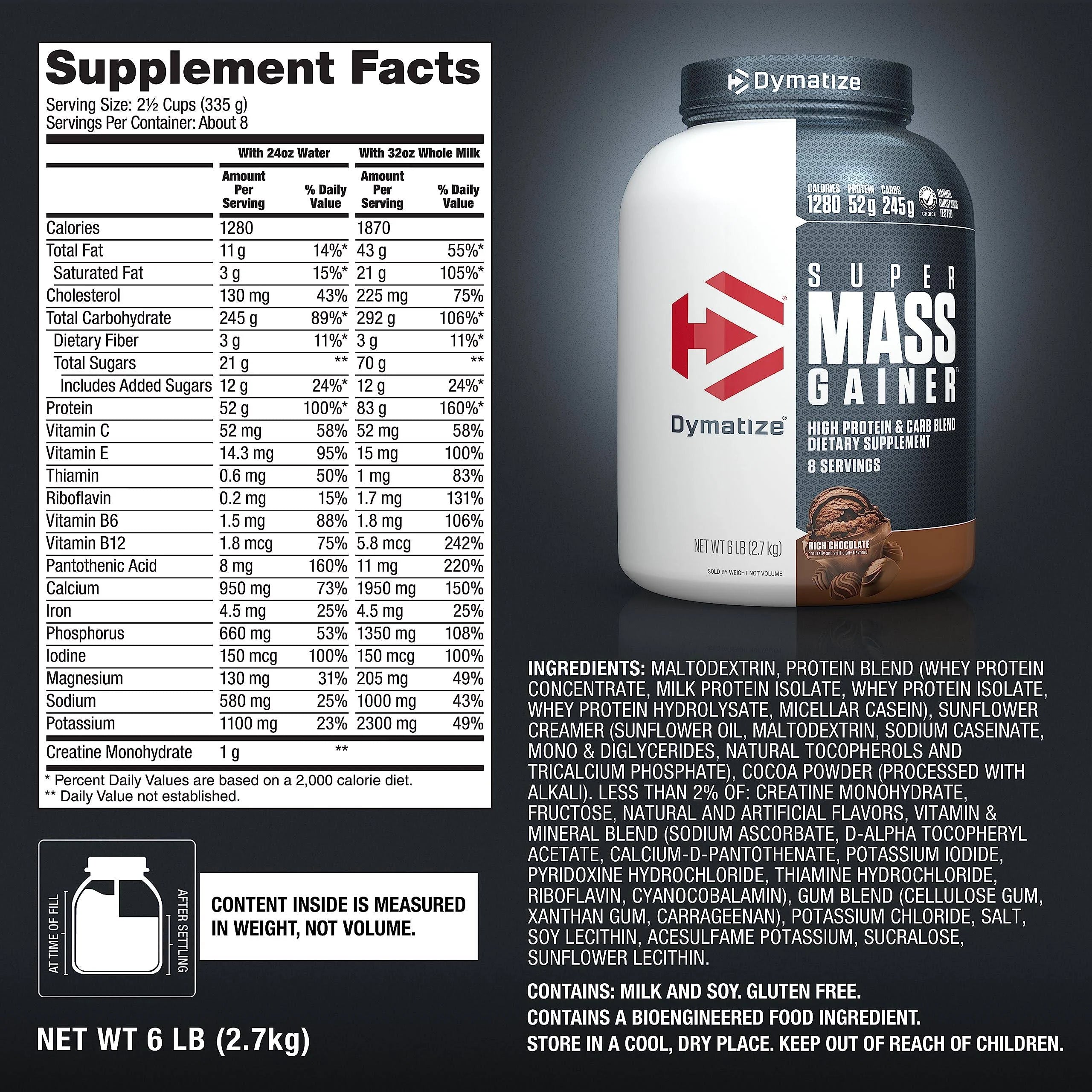 Dymatize Super Mass Gainer (2943 gr)