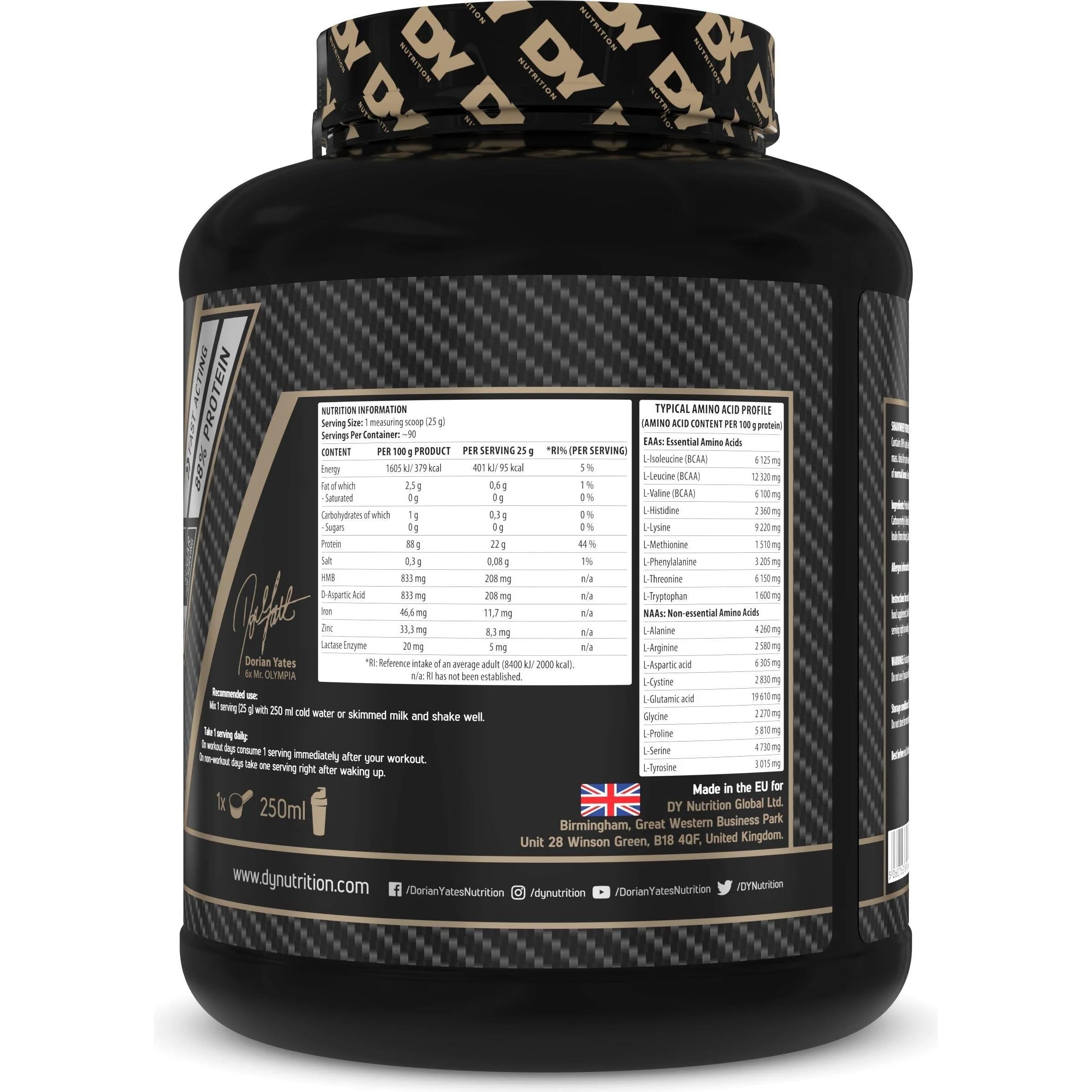 Dorian Yates Nutrition ShadoWhey Hydrolysate (2270 gr)