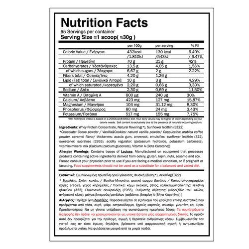 Whey Titans Zero (2 kg) Καθαρή Πρωτεΐνη - GoldTouch Nutrition