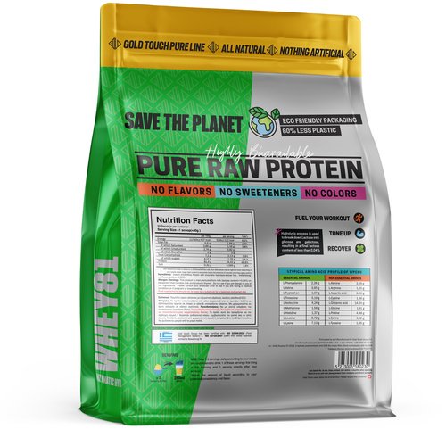 Whey Better HydroProtein 80%- Lactose Free(908g) - Καθαρή Πρωτεΐνη Γράμμωσης - GoldTouch Nutrition Pure line